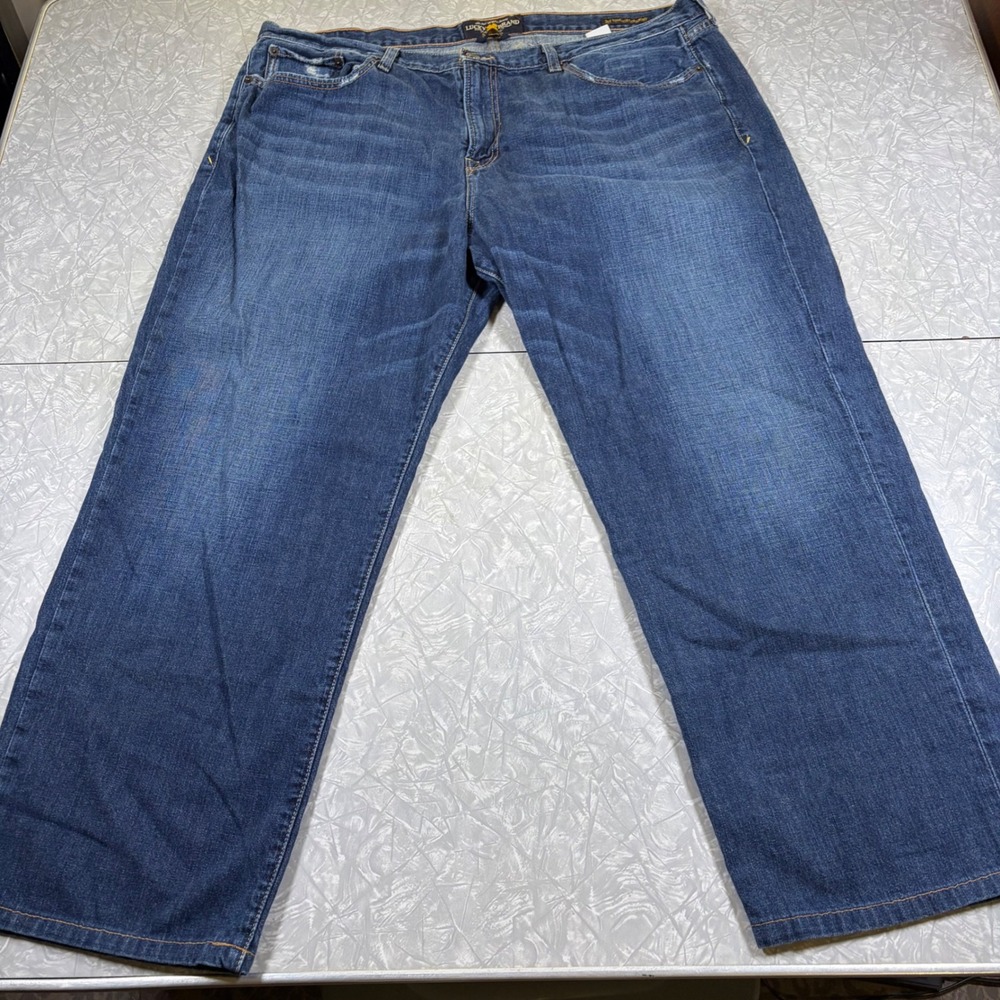 Lucky Brand 361 Vintage Straight Blue Jeans Mens 42 x 32 Medium Wash Denim
